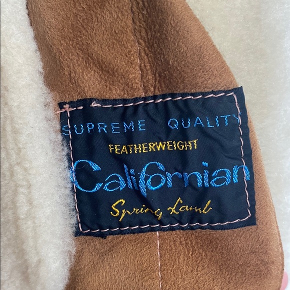 Eddie Bauer Tan Shearling Coat - Picture 4 of 11